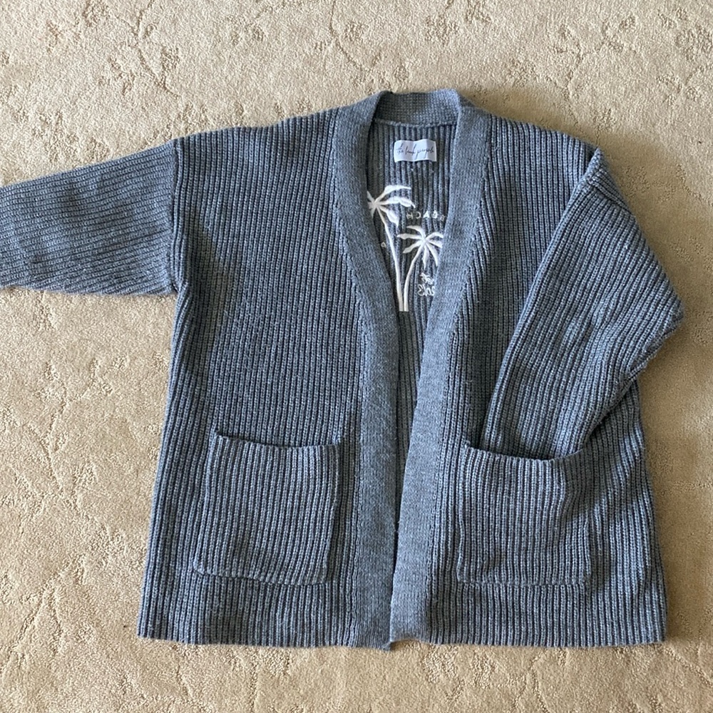 The Beach People open front cardigan